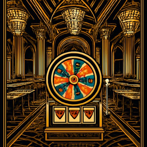 89bd Colorful Arcade Reel Screen